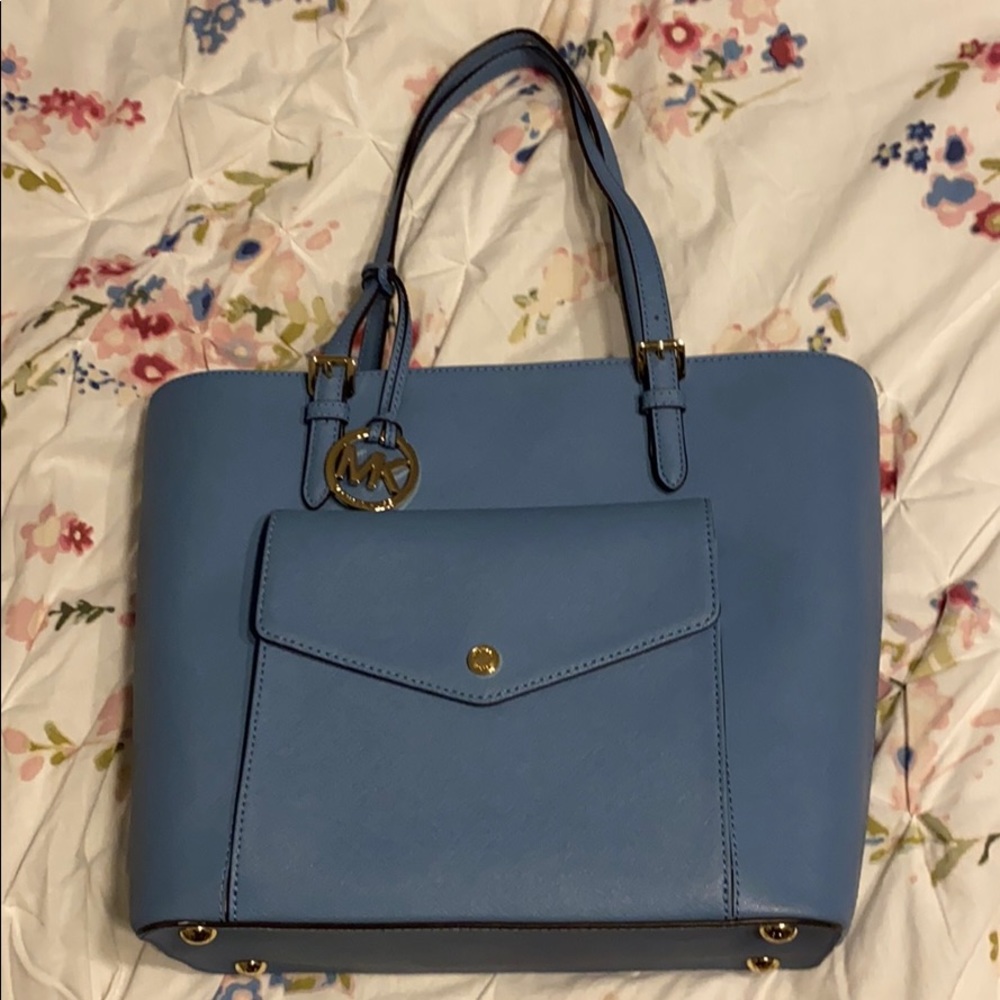 Michael Kors blue bag